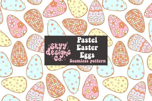 Download Pastel Easter Eggs Seamless Pattern - Egg Collection