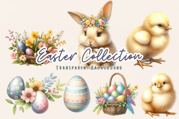 Download Floral Easter Eggs Watercolor Clipart - Egg Collection