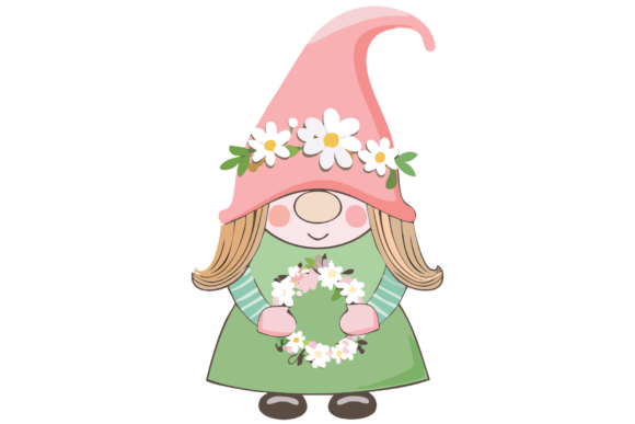 Download Flower Crown Gnome - Premium Resources