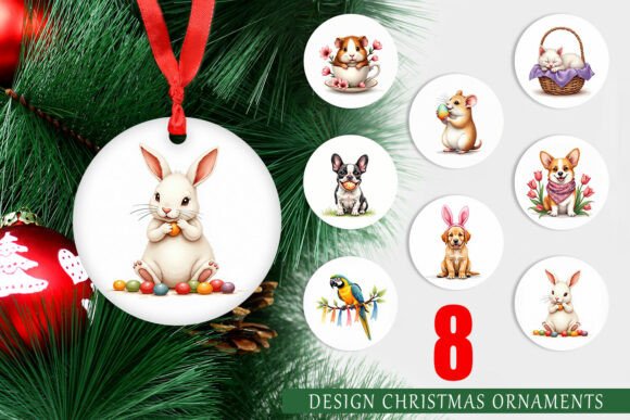 Download Watercolor Easter Pet Ornament - Watercolor easter Collection