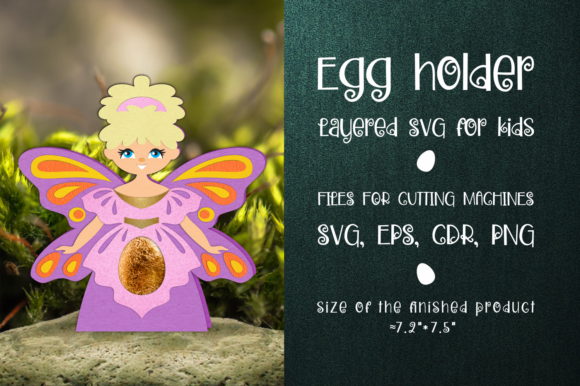 Download Fairy Easter Egg Holder Template - Egg Collection