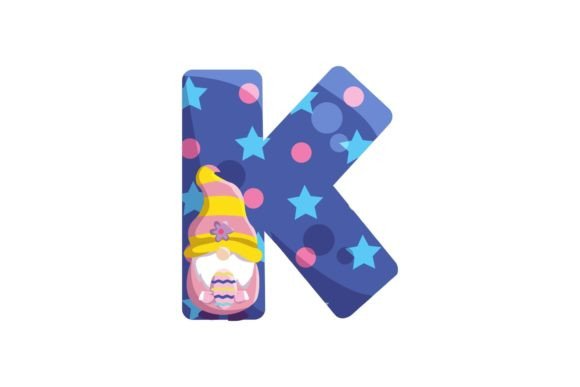 Download Easter Egg Gnome Alphabet K Illustration - Egg Collection