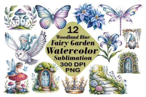 Download Woodland Fairy Garden Sublimation - Premium Bundle