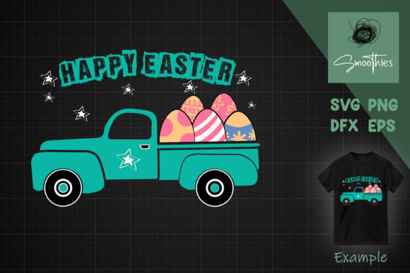 Download Happy Easter Easter Truck with Eggs - Egg Collection