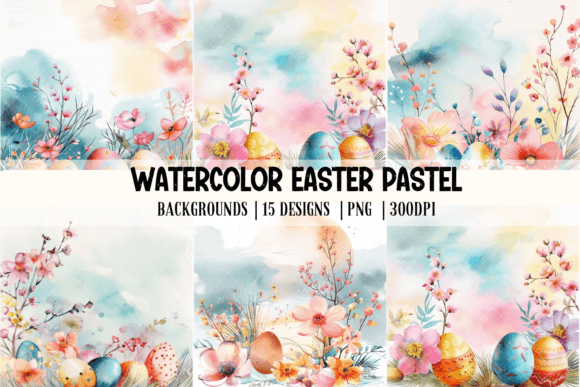Download Watercolor Pastel Easter Egg Background - Egg Collection